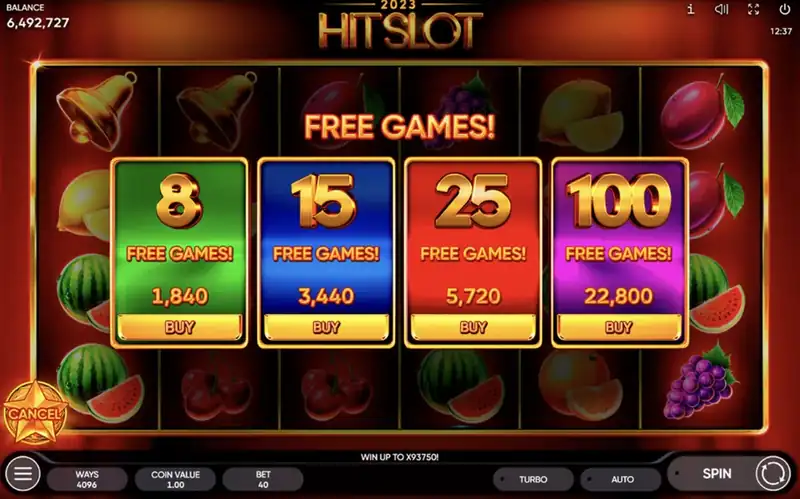 2023 Hit Slot - képernyőkép a játékból