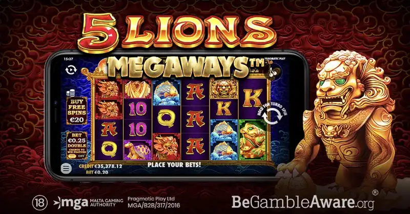 5 Lions Megaways nyerőgép: adatlap és működés
