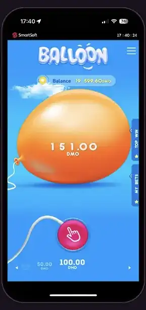 Balloon képernyőkép a játékból