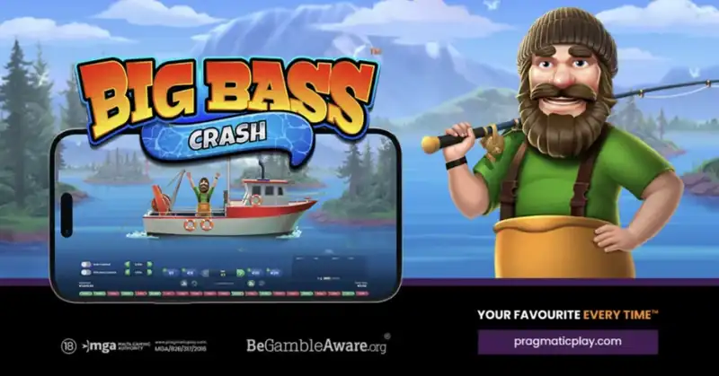 Big Bass Crash - a Pragmatic Play horgász crash játéka