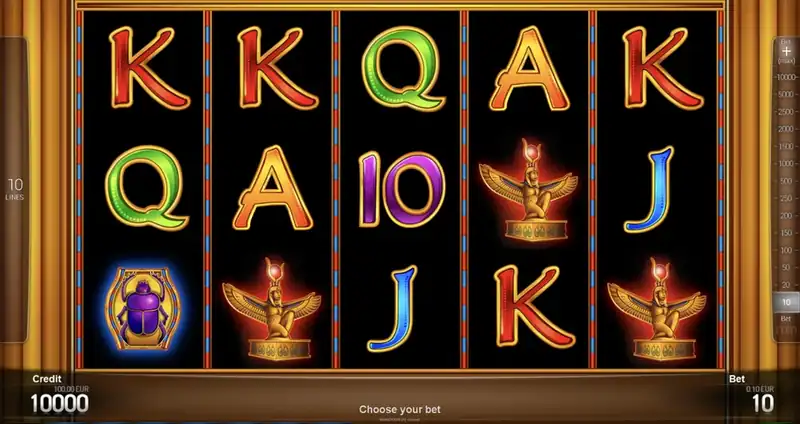Book of Ra képernyőkép a játékból