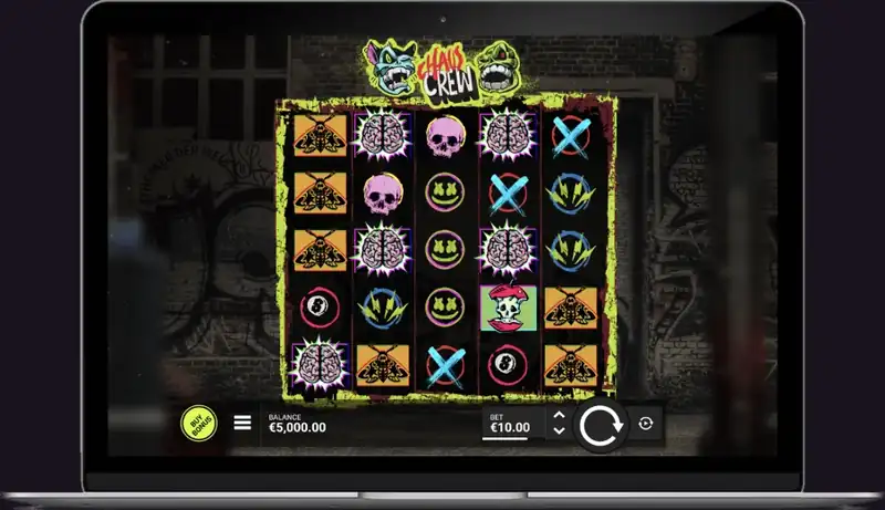 Chaos Crew képernyőkép a bónuszkörről