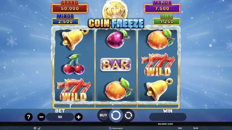 Coin Freeze - Hold & Hit 3x3 nyerőgép: működés és adatok