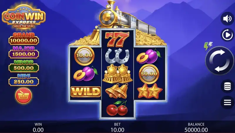 Coin Win Express: Hold The Spin nyerőgép - paraméterek és működés