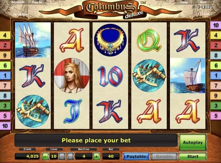Columbus deluxe képernyőkép a játékból