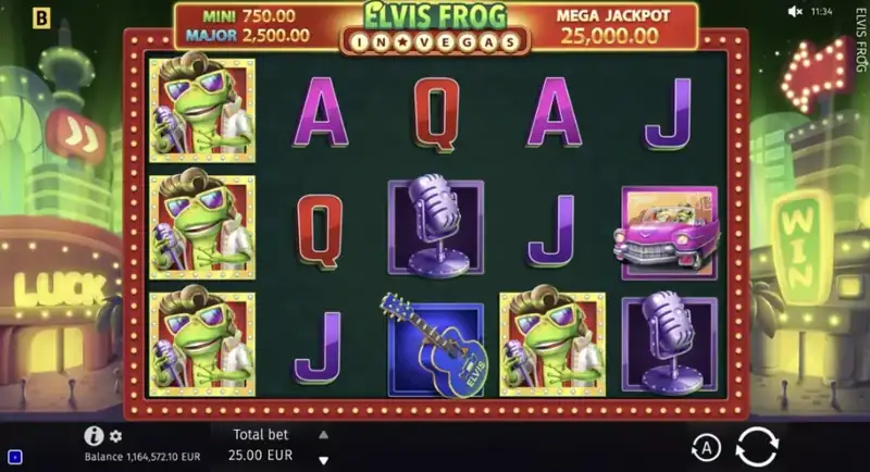 Elvis Frog in Vegas - képernyőkép a játékból