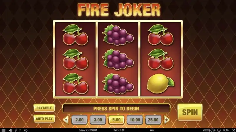 Fire Joker képernyőkép a játékból