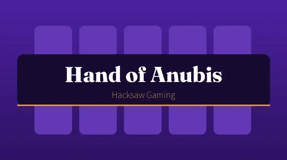 Hand of Anubis - egyiptomi csoportnyerő a Hacksaw Gamingtől