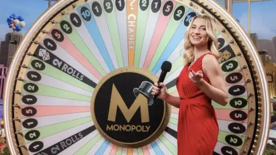 MONOPOLY Live stúdió és kerék