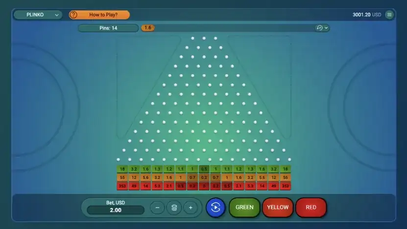 Plinko - képernyőkép a játékból