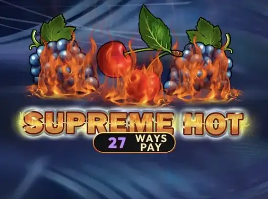 Supreme Hot - az Amusnet 27 vonalas gyümölcsgépe