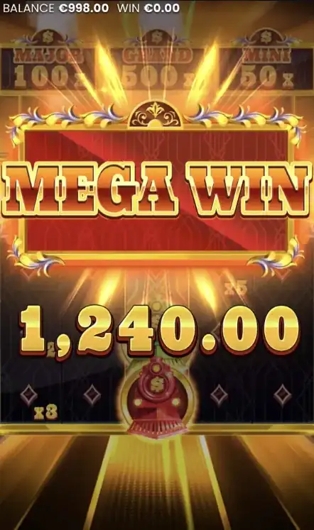 Triple Grand Link Express: Hold & Win játékképernyő