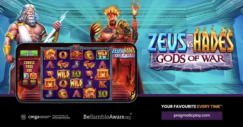 Zeus vs Hades - Gods of War: játékmenet és paraméterek